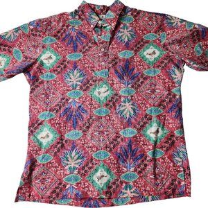 Vintage Reyn Spooner Mele Kalikimaka 1990 Hawaiian Christmas Lt Issue Shirt